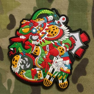 MoralPatches Tactical Chameleon Legion Quetzalcoatl #95 Patch - nášivka