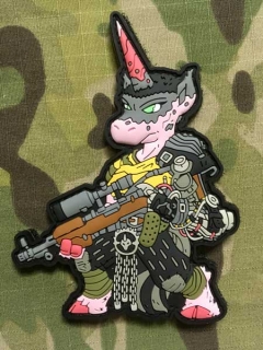 MoralPatches Unicorn Fury - Furisoa Patch - nášivka