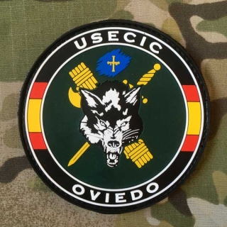 PoliceFirePatches Spain Guardia Civil USECIC Oviedo PVC Patch - nášivka