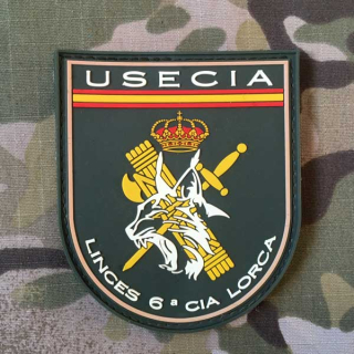 PoliceFirePatches Spain Guardia Civil - USECIA PVC Patch - nášivka