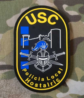 PoliceFirePatches Spain Policia Local - USC - Hostalric PVC Patch - nášivka