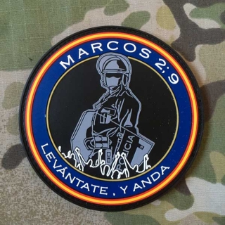 PoliceFirePatches Spain Policia Nacional Marcos 2:9 Levántate, y Anda PVC Patch - nášivka