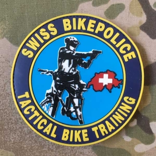 PoliceFirePatches Switzerland BikePolice Tactical Bike Training - nášivka