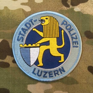 PoliceFirePatches Switzerland StadtPolice Luzern - nášivka