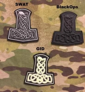 JTG Dragon Thors Hammer PVC Patch