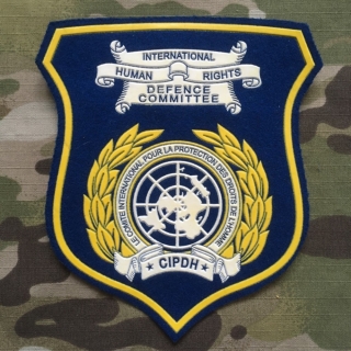Russia Military Patch International Human Rights - Defence Committee - CIPDH - nášivka