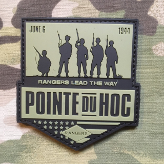101inc WW II. Pointe du Hoc PVC Patch - nášivka