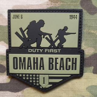 101inc WW II. Omaha Beach PVC Patch - nášivka