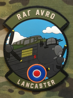 101inc Avro Lancaster PVC Patch - nášivka