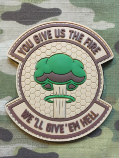 101inc We´ll Give´Em Hel PVC Patch - Multicam - nášivka