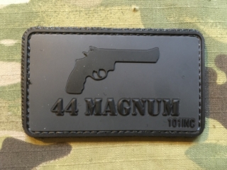 101inc Gun 44 Magnum PVC Patch - nášivka