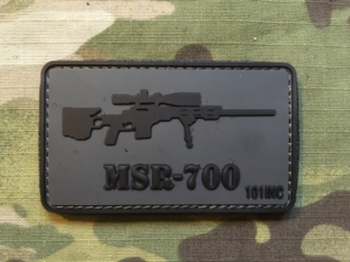 101inc Gun MSR-700 PVC Patch - nášivka