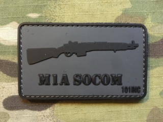 101inc Gun M1A SOCOM PVC Patch - nášivka