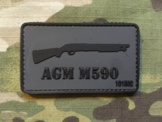 101inc Gun AGM M590 PVC Patch - nášivka