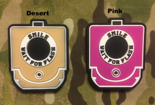 JTG Smile and Wait for Flash PVC Patch