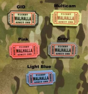 JTG Walhalla Ticket PVC Patch