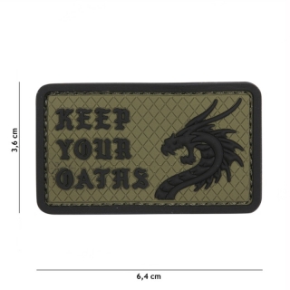 101inc Keep Your Oaths PVC Patch - nášivka