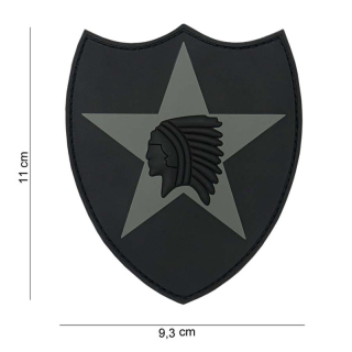 101inc 2nd Infantry PVC Patch - nášivka