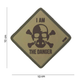 101inc I Am The Danger PVC Patch - Multicam - nášivka