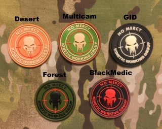 JTG NO MERCY-KINETIC WORKING GROUP PVC Patch