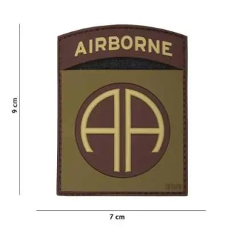 101inc 82nd Airborne PVC Patch - Multicam - nášivka