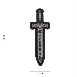 101inc Sword Strength PVC Patch - nášivka