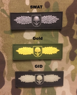 JTG SOF Skull Badge PVC Patch