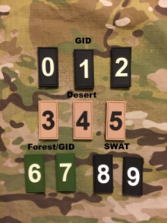 JTG Identification Number PVC Patch