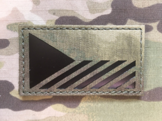TF LaserCut Patch Czech Flag Infra - A-TACS-FG - nášivka