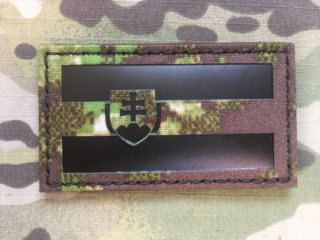 TF LaserCut Patch Slovakia Flag Infra - Pencott Greenzone - nášivka