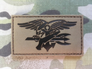 TF LaserCut Patch SEAL Badge Infra - Coyote Brown - nášivka