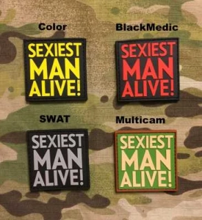 JTG Sexiest Man Alive PVC Patch