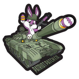 PATRIOT Stickers Bunny Tank - samolepka