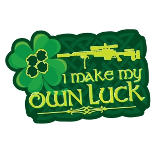 PATRIOT Stickers I Make My Own Luck - samolepka