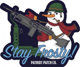 PATRIOT Stickers Stay Frosty - samolepka