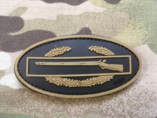 101inc Infantry PVC Patch - Brown - nášivka