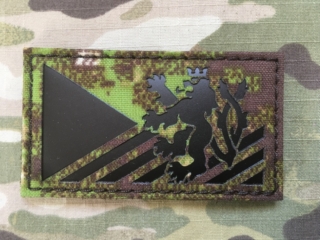 TF LaserCut Patch Czech Lion Flag Infra - Pencott Greenzone - nášivka