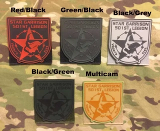 YJPF 501st Legion Star Garrison PVC Patch