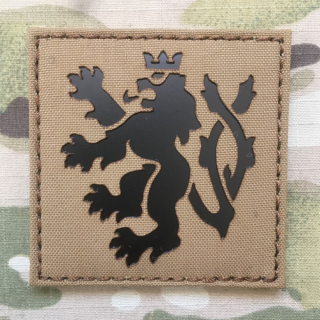TF LaserCut Patch Czech Lion Infra - Large - Coyote Brown - nášivka