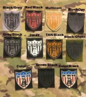 YJPF Don´t Tread on Me Shield PVC Patch