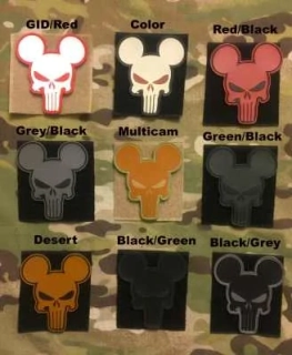 YJPF Mickey Punisher PVC Patch