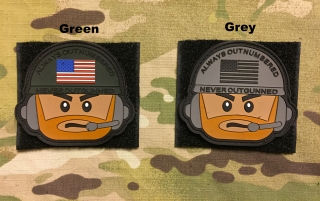 YJPF Tactical Lego Head PVC Patch