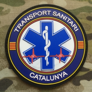 PoliceFirePatches Spain Transport Sanitari - Catalunya - nášivka