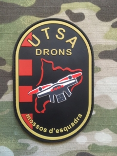 PoliceFirePatches Spain Mossos d'Esquadra - UTSA Drons - nášivka