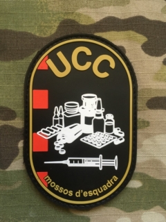 PoliceFirePatches Spain Mossos d'Esquadra - UCC - nášivka