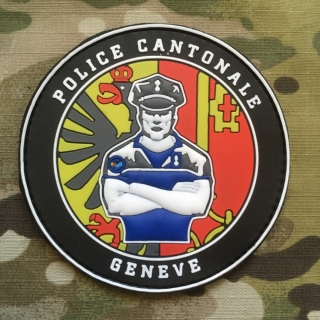 PoliceFirePatches Switzerland Police Cantonale Geneve - nášivka