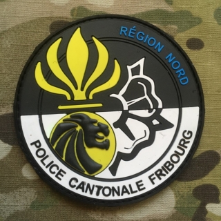 PoliceFirePatches Switzerland Police Cantonale Freibourg - Région Nord - nášivka