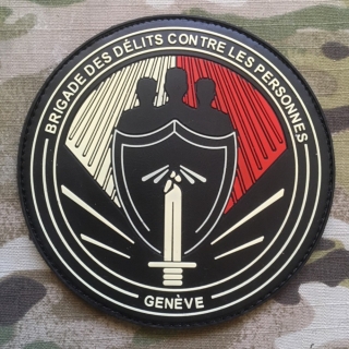 PoliceFirePatches Switzerland Brigade Des Délits Contre Les Personnes - Genéve - nášivka