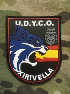 PoliceFirePatches Spain Policia Nacional UDYCO - Xirivella - nášivka