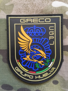 PoliceFirePatches Spain Policia Nacional - GRECO - Campo Huelva - nášivka